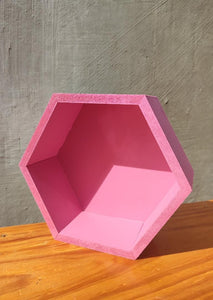 Caja Hexagonal de MDF20x17x7Cm