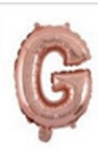 Cargar imagen en el visor de la galería, Globo Letras Gold Rose 40 Inch 100cm Grandes 1 Metro